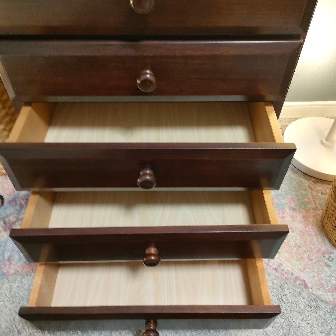 【ヴィンテージ】日本民芸 6段チェスト 国産民芸家具