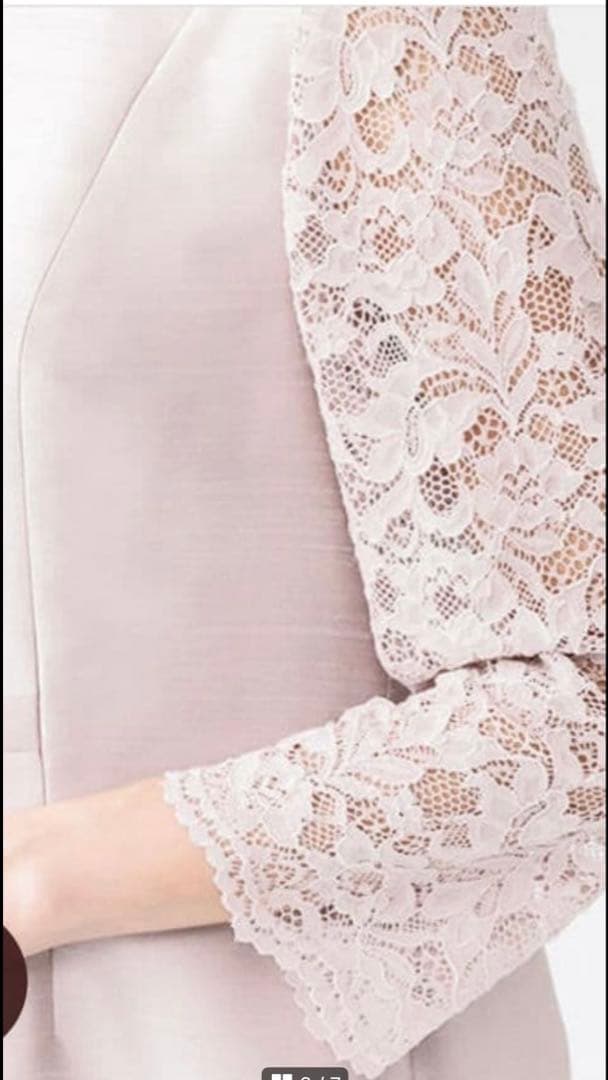 フォーマルロングワンピースと上着コサージュ