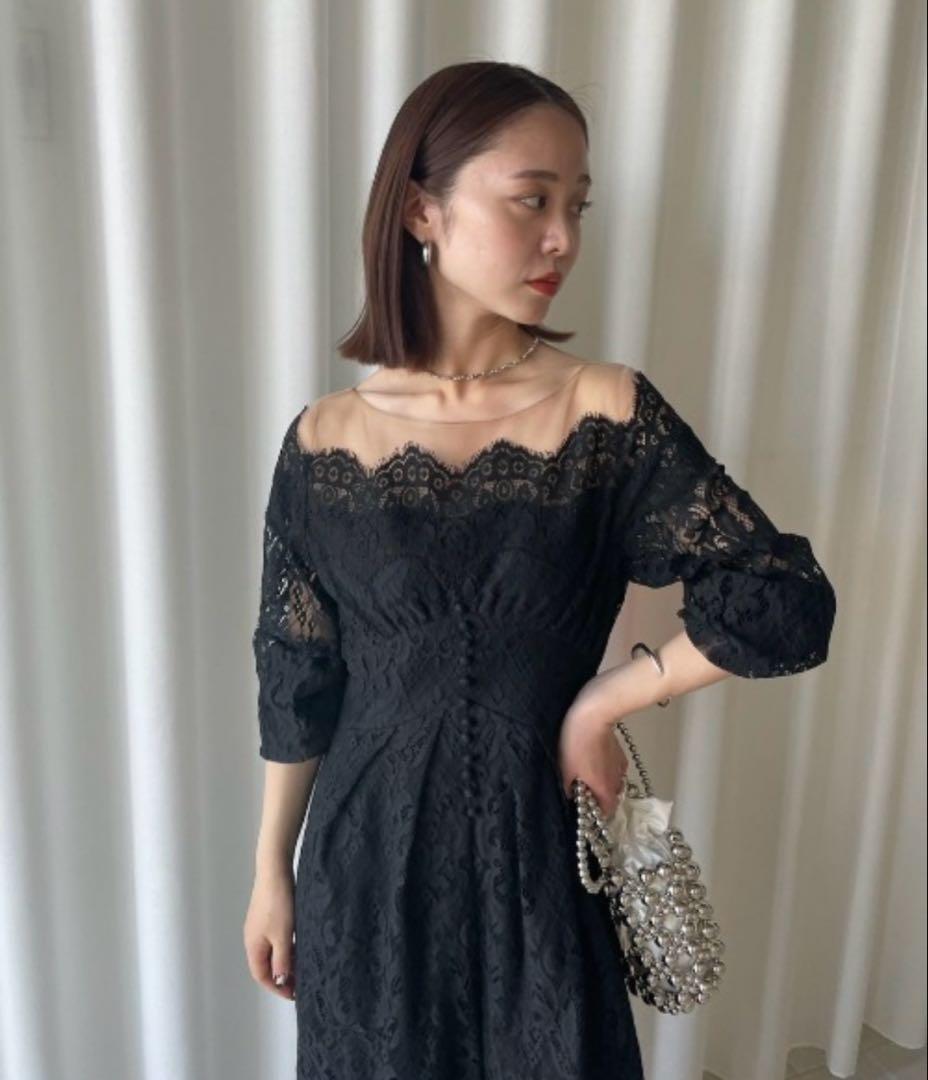 AMERI VINTAGE レースロンパース　結婚式　二次会