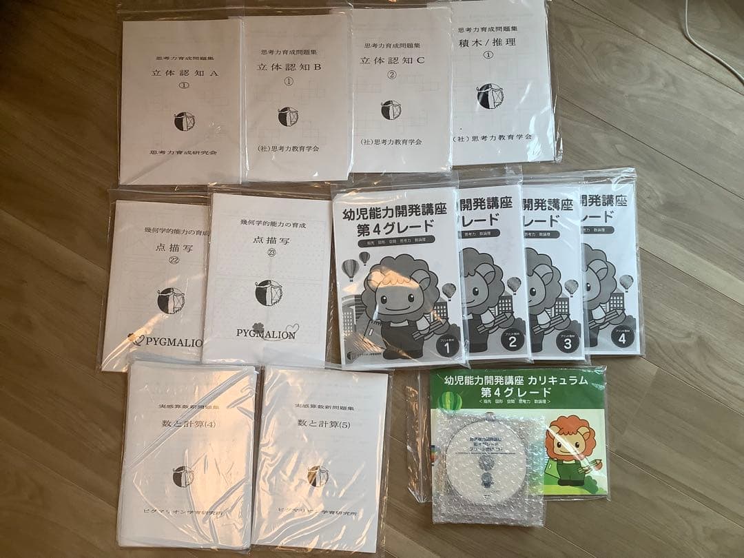ピグマリオン　幼児教育カリキュラム 第4グレード 教材セット