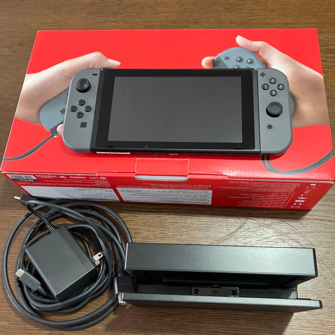 Nintendo Switch グレー 本体 ドック付き