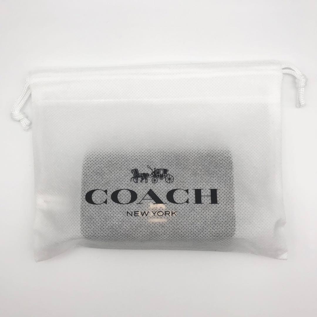 COACH 大人気！！ ファイブリング キーケース シグネチャー ブラウン 新品