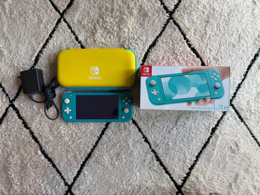 【箱・ケース付き】Nintendo Switch Lite ターコイズブルー