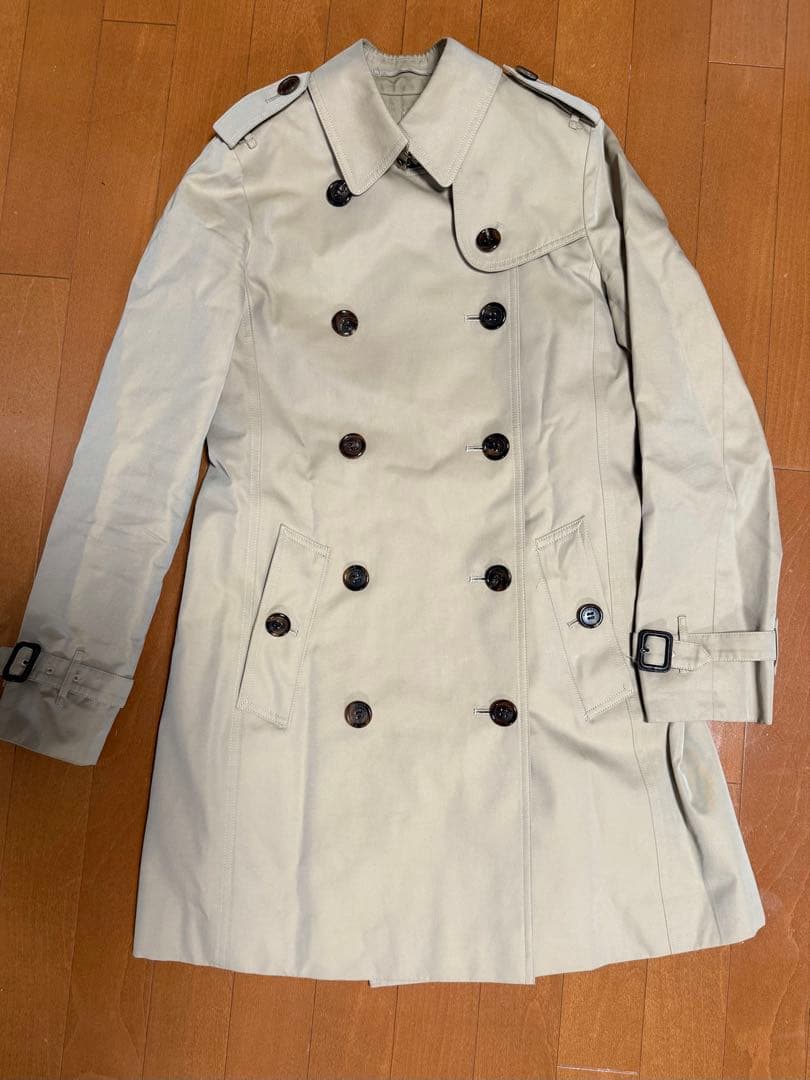 バーバリー　ベージュ ダブルブレスト トレンチコート