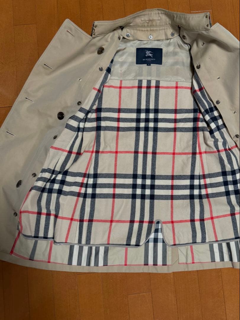 バーバリー　ベージュ ダブルブレスト トレンチコート