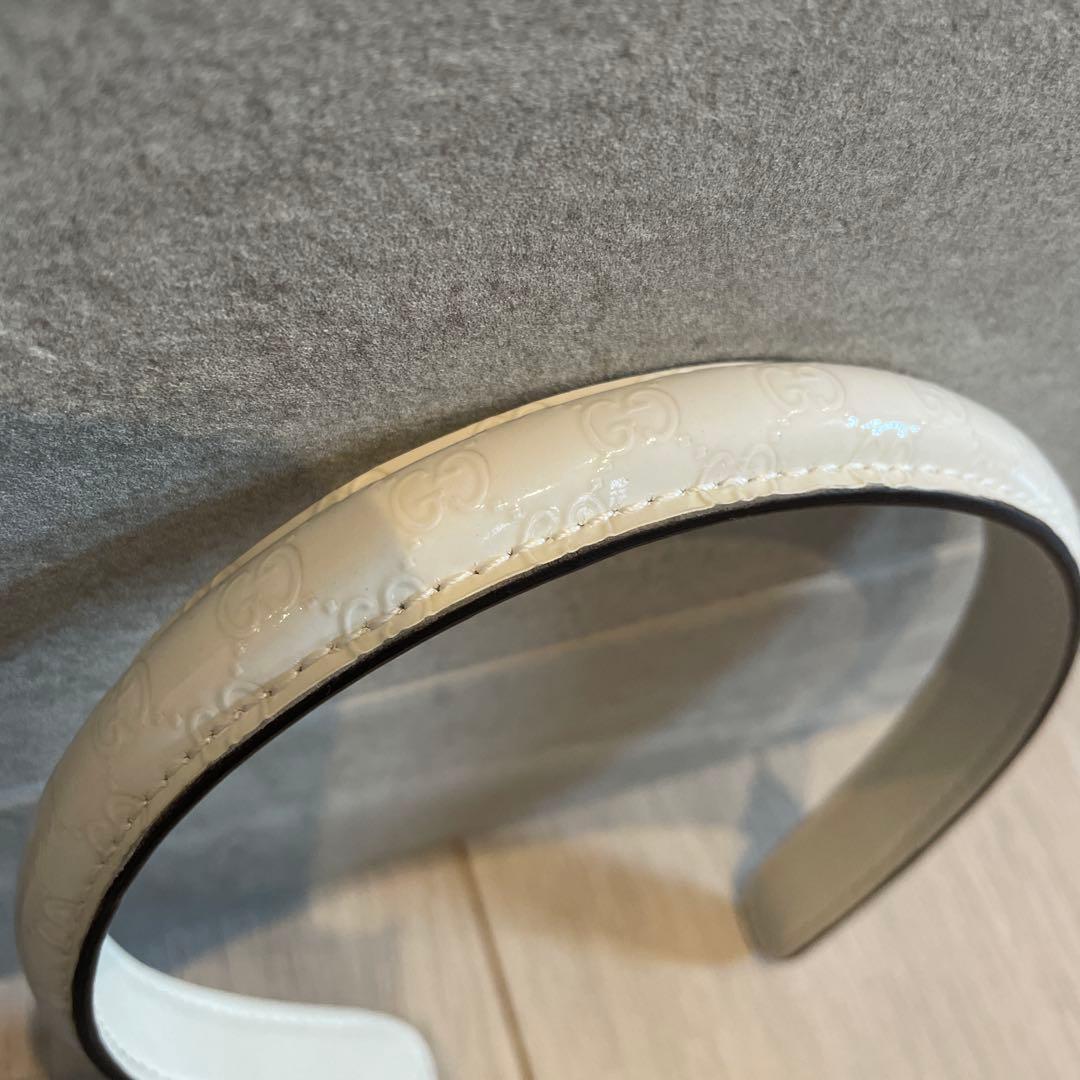 Gucci ヘアバンド 赤 白 2点セット