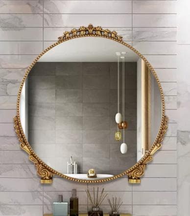 壁掛け鏡アンティーク調 壁掛け 壁掛けミラー ウォールミラー かがみc