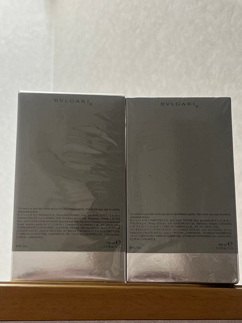 ①BVLGARI ブルガリ プールオム オード トワレ 100ml 香水2点