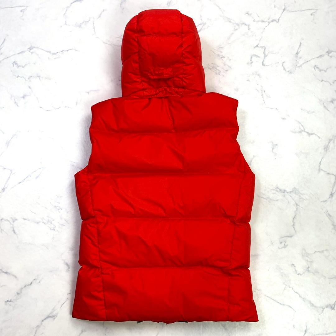 ポロラルフローレン ダウンベスト ビッグポニー刺繍 レッド XS　E021