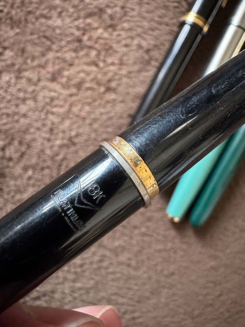 万年筆　まとめて　プラチナ　セーラー　elabo モンブラン　18金　14金