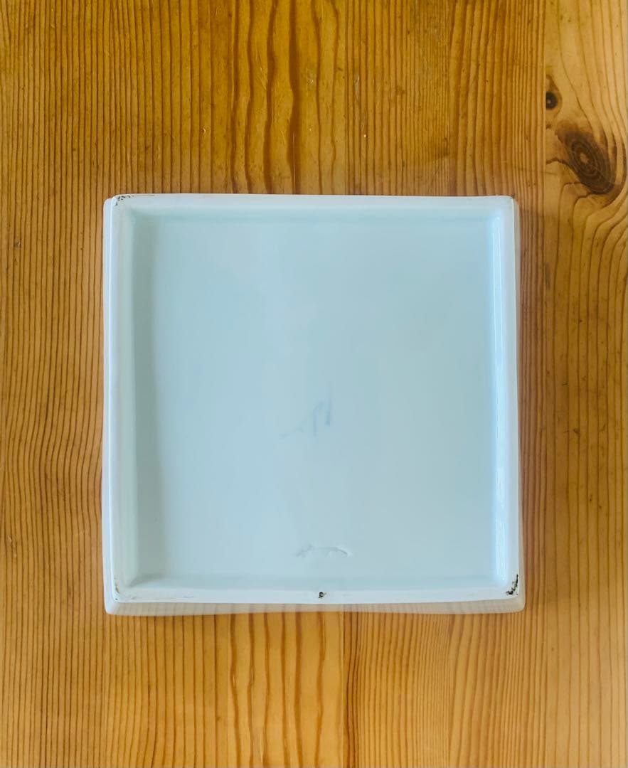 【新品】イ・キジョ　白磁　角皿
