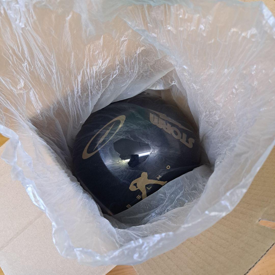 STORM ブラック/ゴールド ボウリングボール 15P