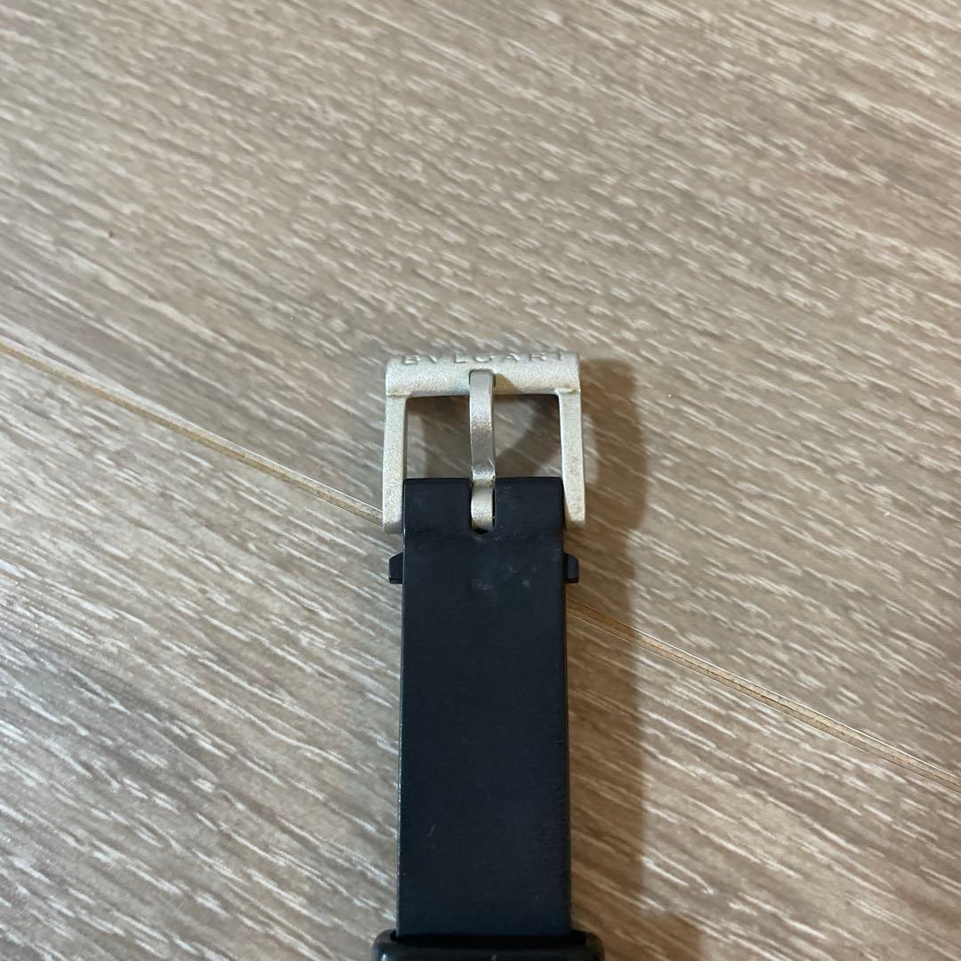 【不動】ブルガリ BVLGARI アルミニウム クォーツ レディースベルト