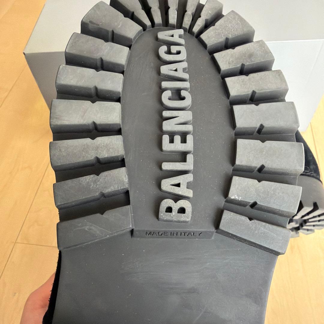 バレンシアガ ALASKA アラスカファースウェードショートブーツ メンズ 41