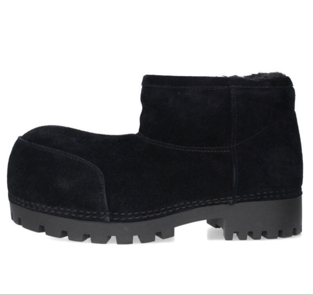 バレンシアガ ALASKA アラスカファースウェードショートブーツ メンズ 41