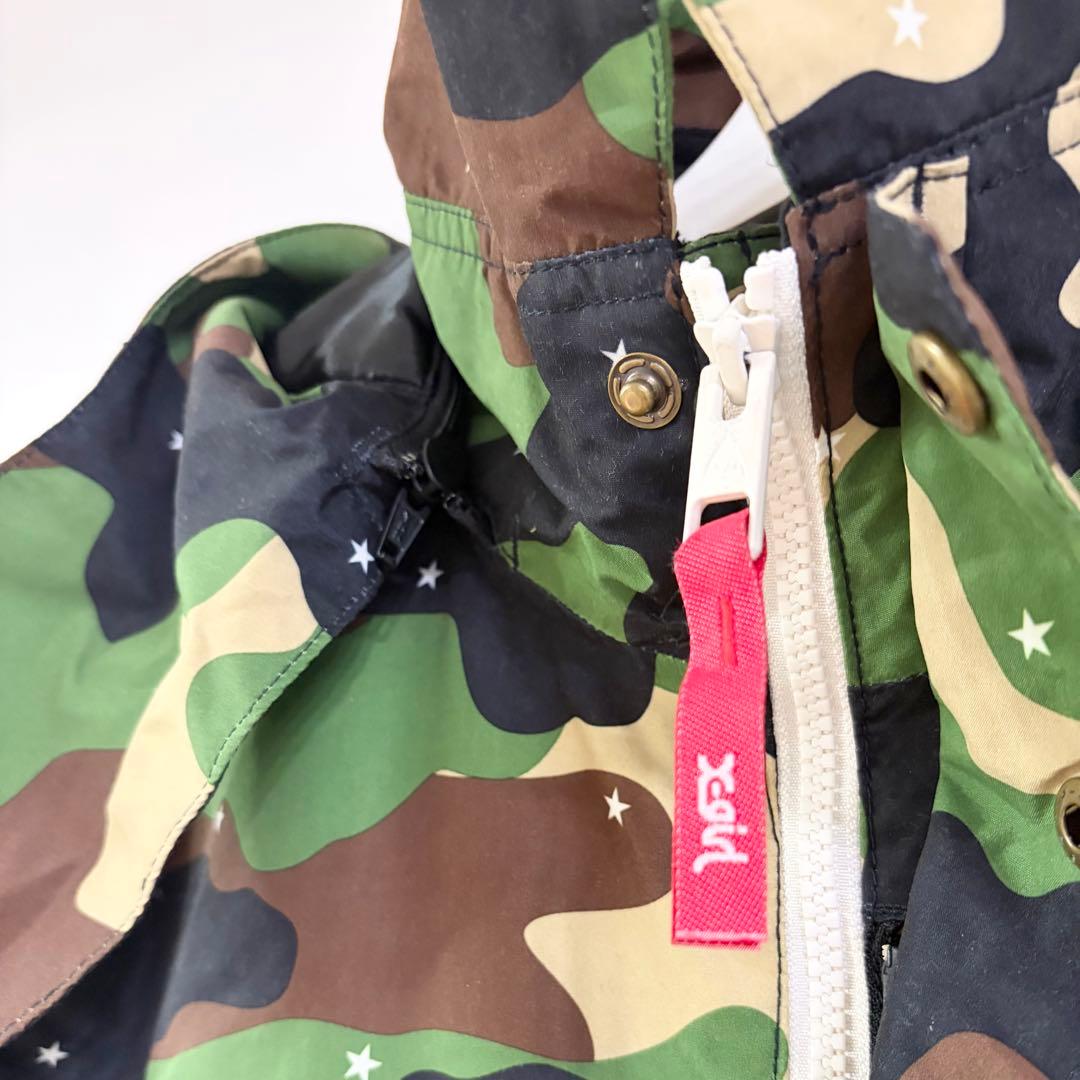 【X-girl×BURTON】オリジナルカモ柄ZOWIE JACKET　サイズM