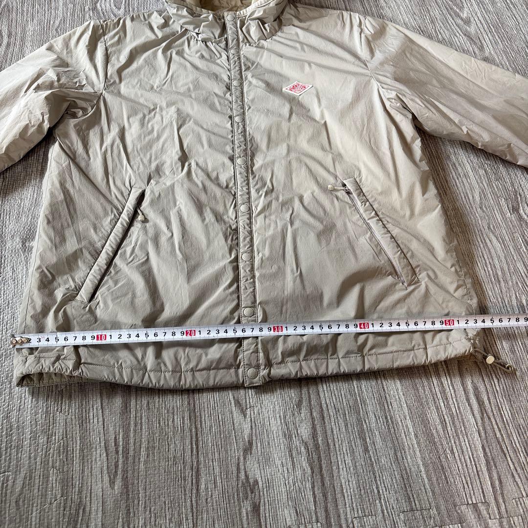 週末限定価格　DANTON インサレーションフードジャケット　42 トープ　旧型