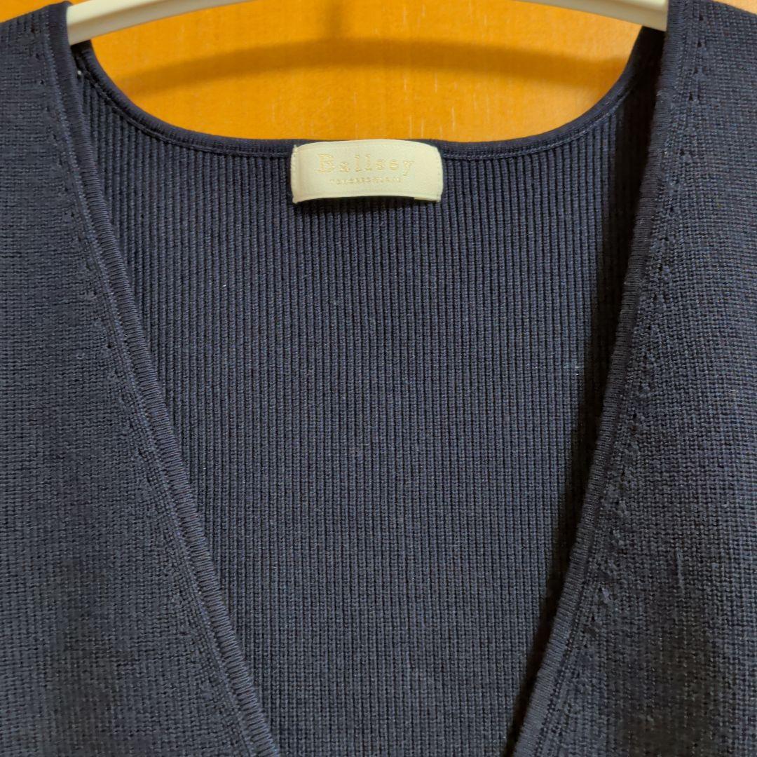 Ballsey ボールジィ パールコンビ Vネックベスト ネイビー 紺　S