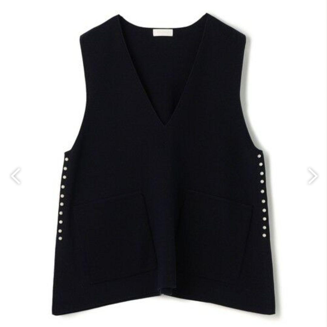 Ballsey ボールジィ パールコンビ Vネックベスト ネイビー 紺　S