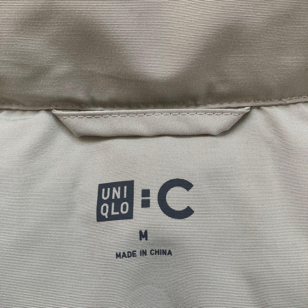 新品未使用　ユニクロCダウンクロップドベスト　ベージュ　Mサイズ