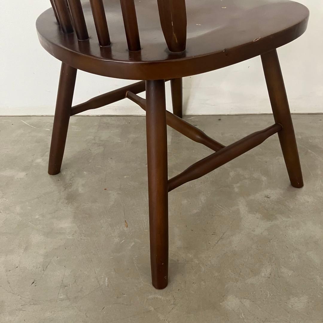 レトロ　アンティーク　古道具　古家具　フープバック　ウィンザーチェア　アーコール