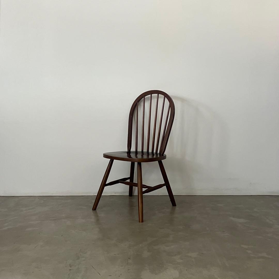 レトロ　アンティーク　古道具　古家具　フープバック　ウィンザーチェア　アーコール