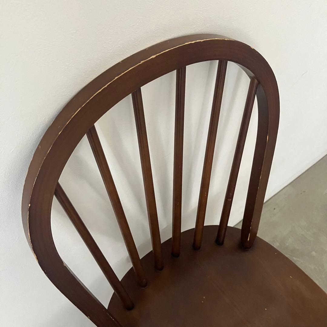 レトロ　アンティーク　古道具　古家具　フープバック　ウィンザーチェア　アーコール