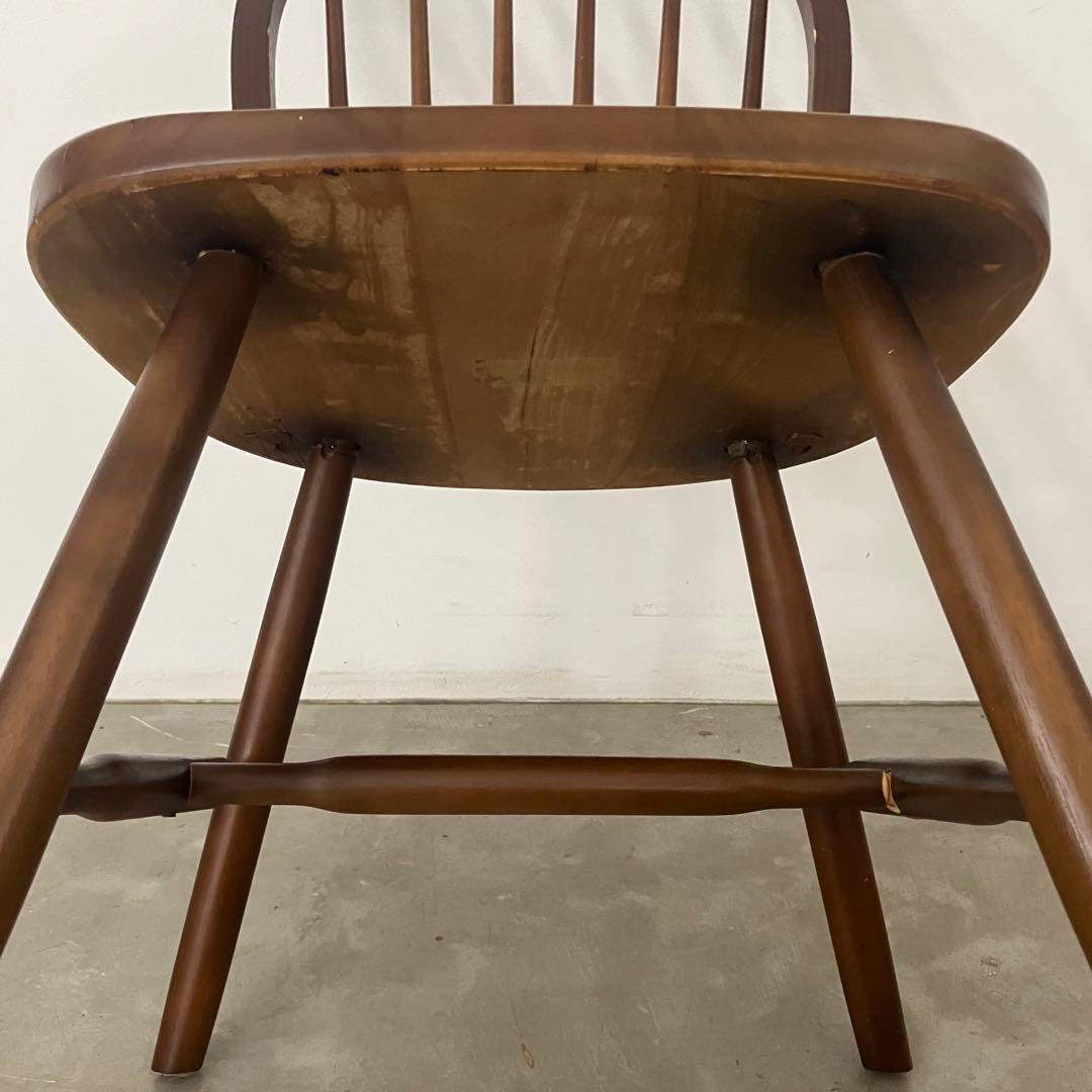 レトロ　アンティーク　古道具　古家具　フープバック　ウィンザーチェア　アーコール