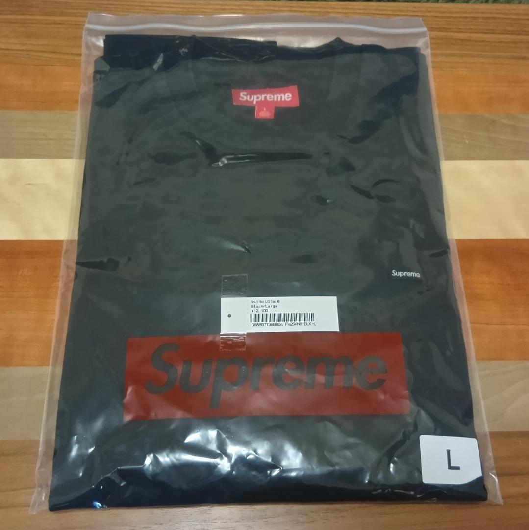 【黒L】 Supreme Small Box L/S Tee