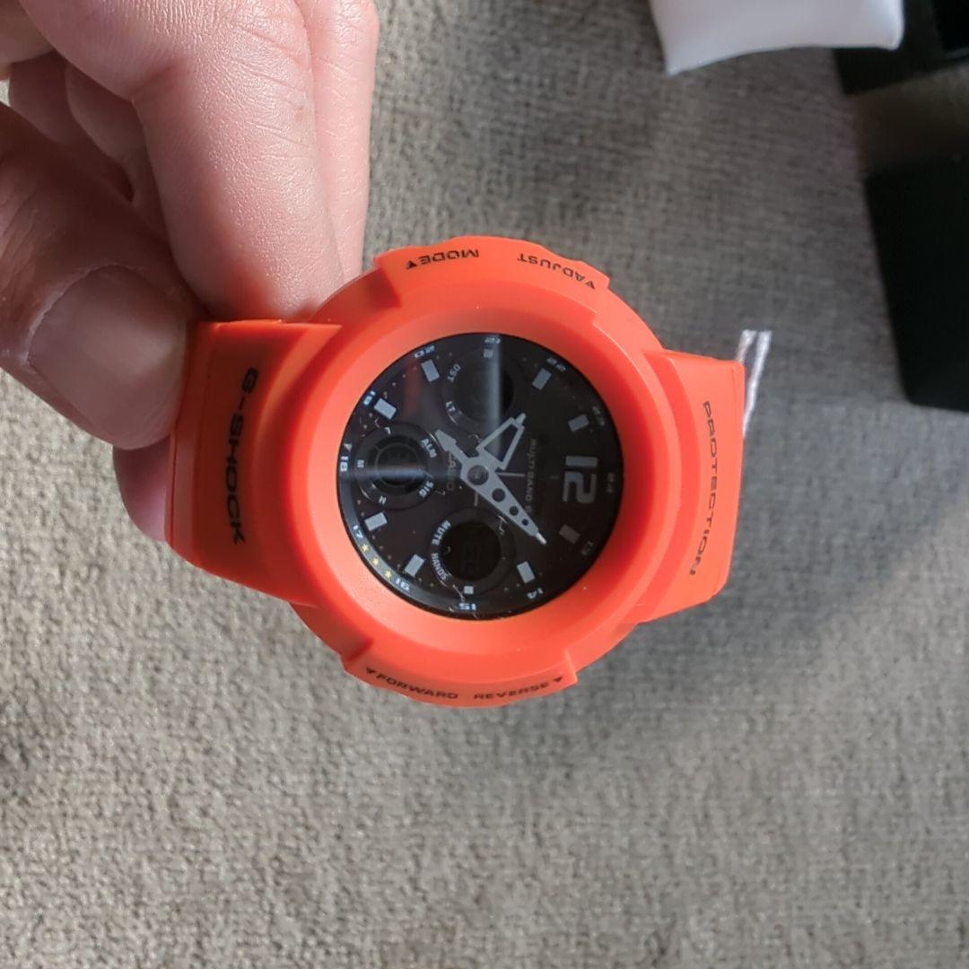 Gショック AWG-M510MRタフソーラーレスキューオレンジ ミリタリーカラー