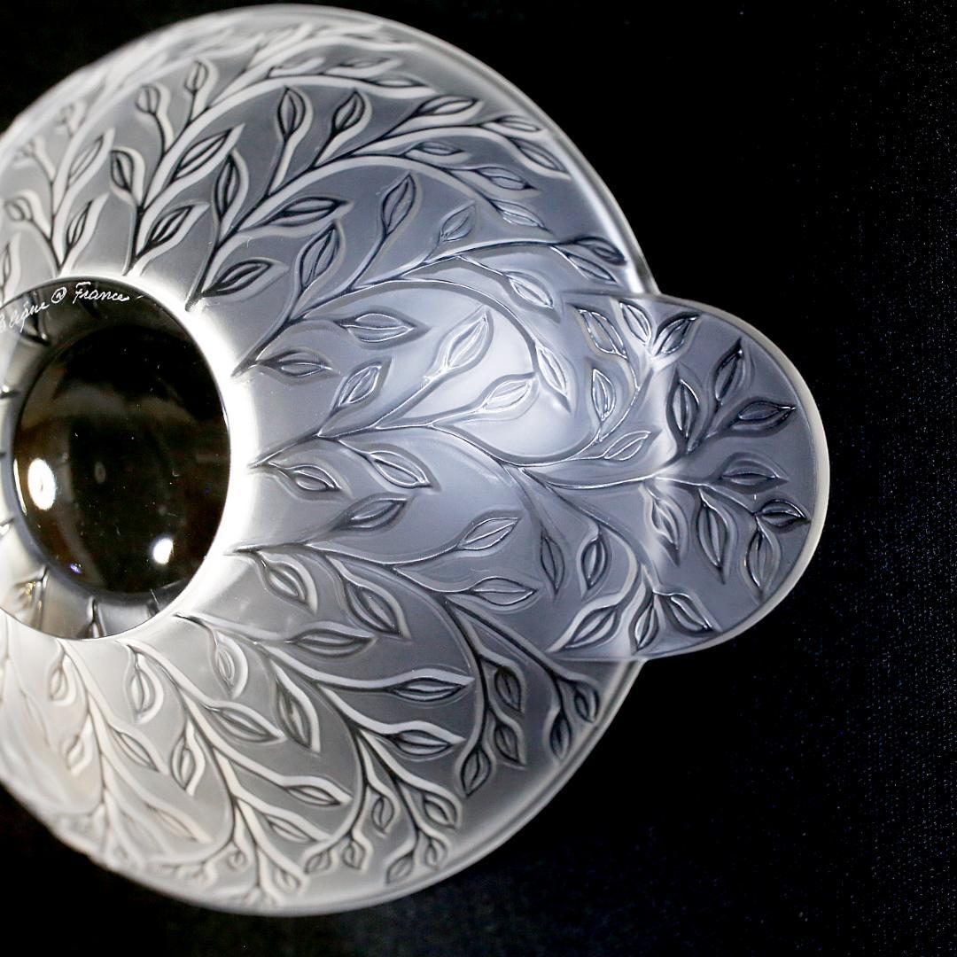 【極美品 送料込】ラリック クリスタル ボウル シェブレフォイユ LALIQUE