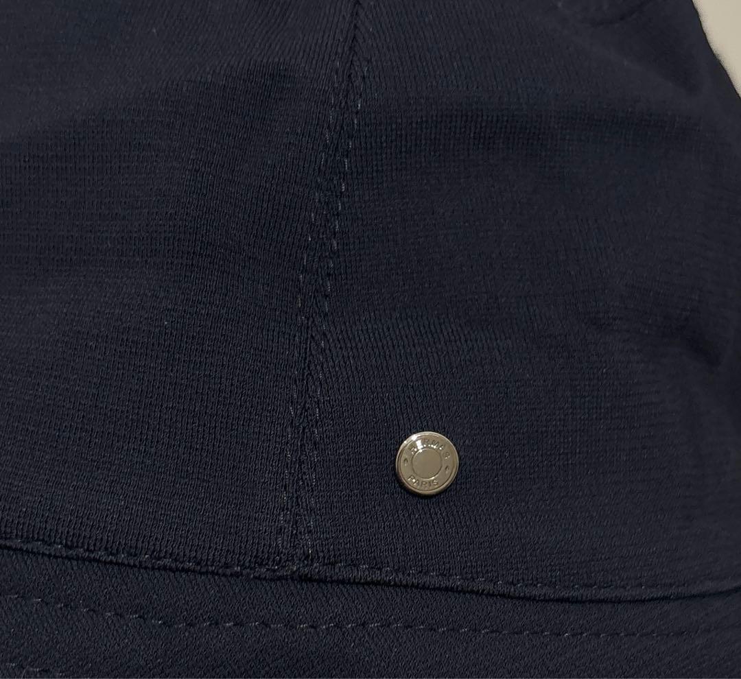 HERMES ネイビー バケットハット 59