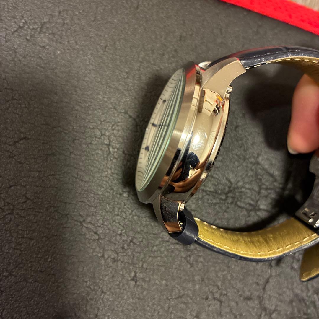 PAGANI DESIGN 高級自動巻腕時計 ブルー✖️シルバー