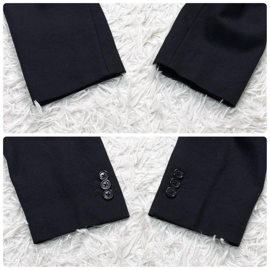 別注 MARGARET HOWELL　ブラック テーラードジャケット M FOX