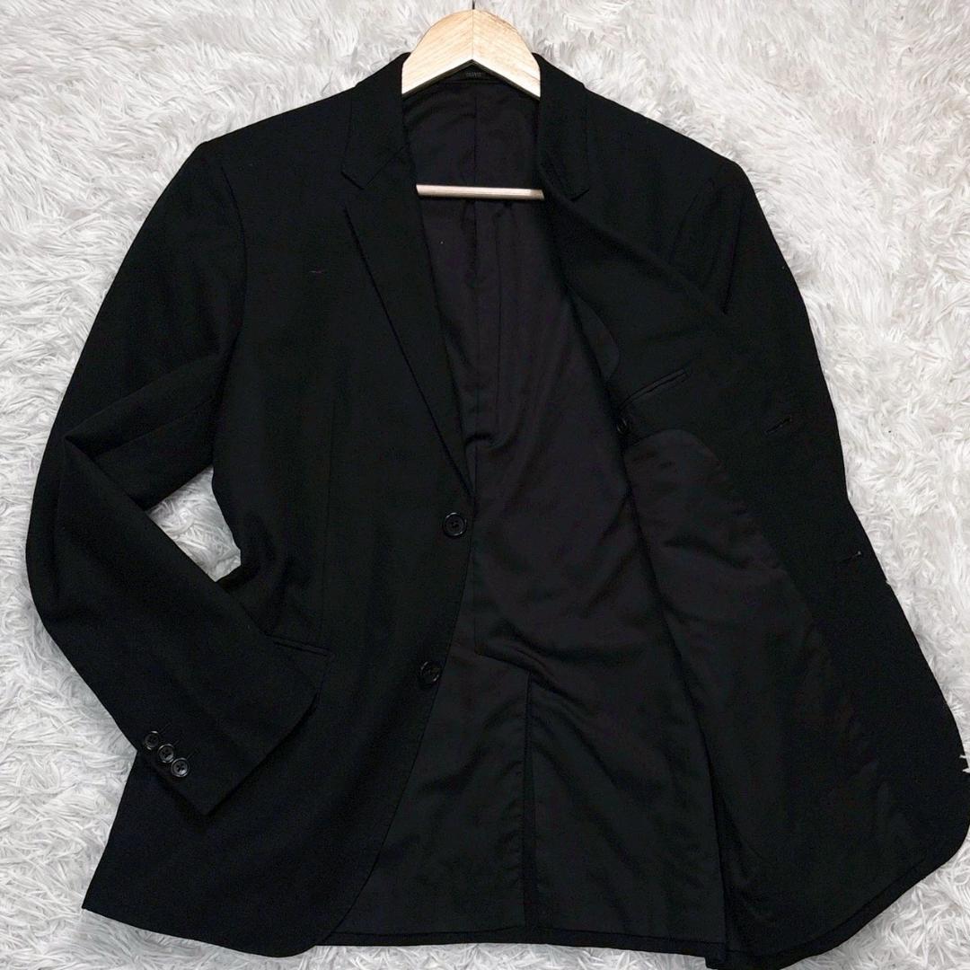別注 MARGARET HOWELL　ブラック テーラードジャケット M FOX