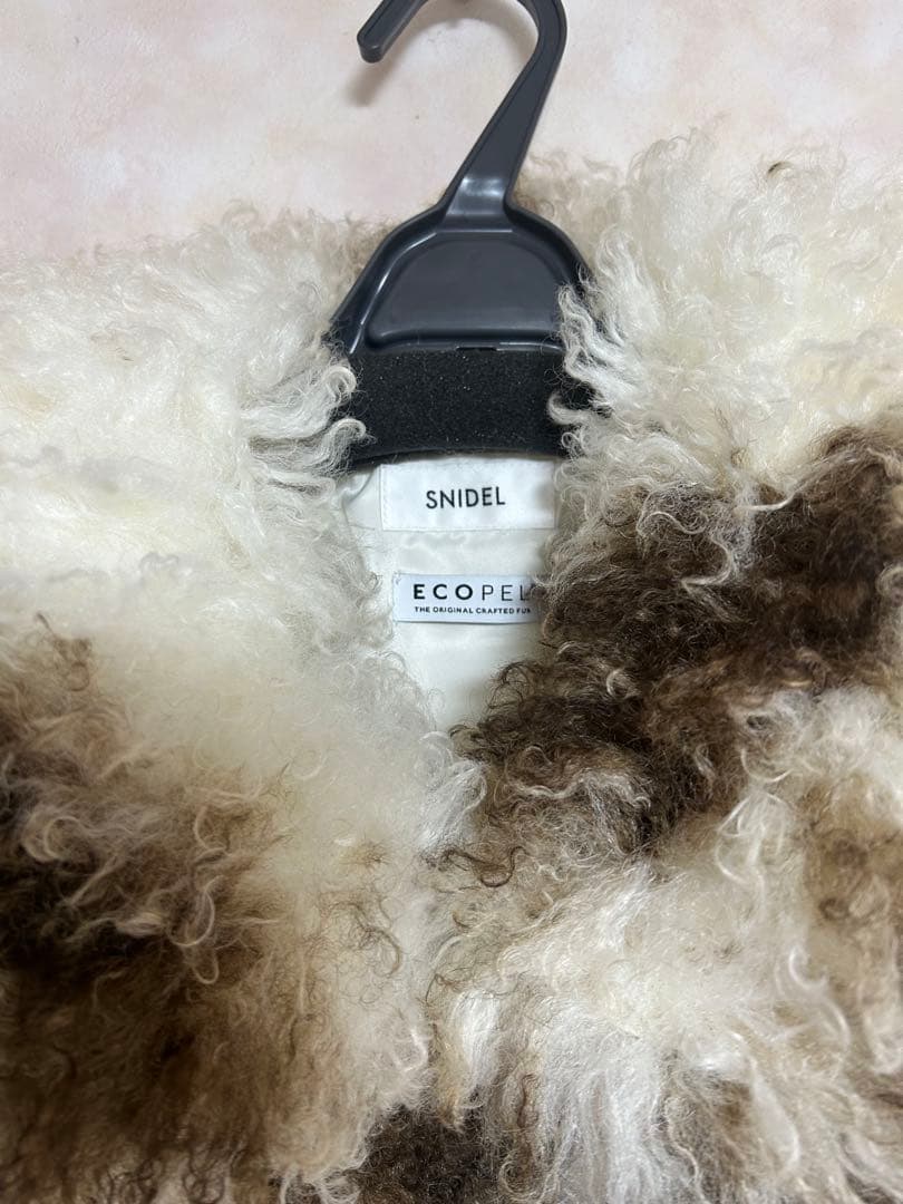 【新品】 snidel ファーショートコート