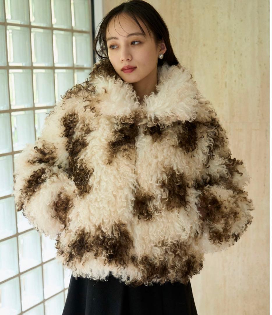 【新品】 snidel ファーショートコート