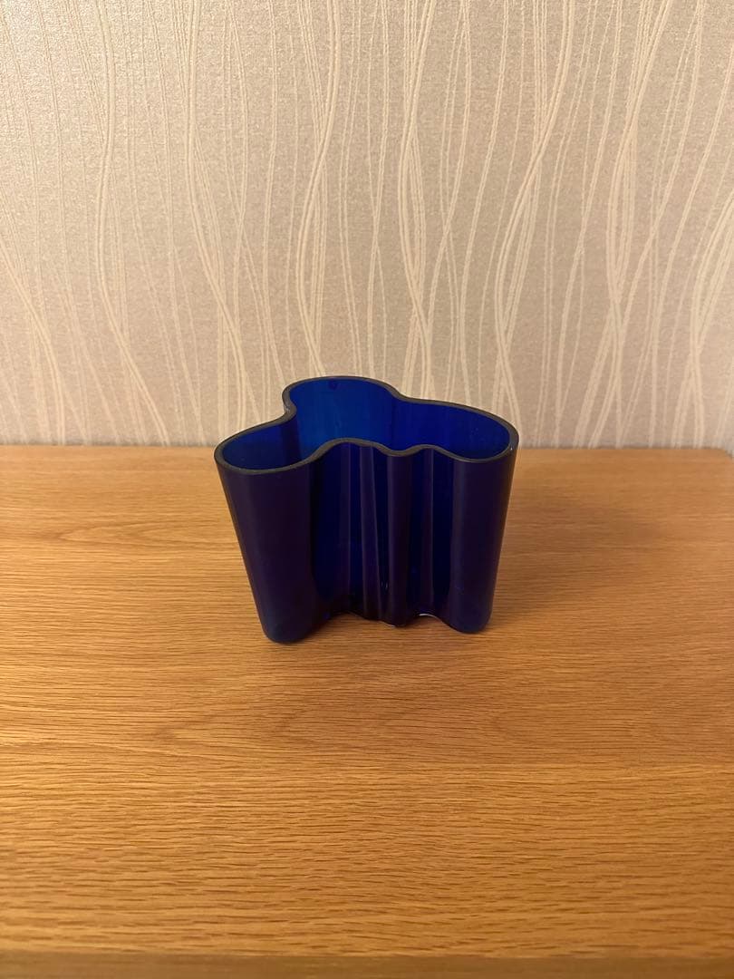 イッタラ ALVAR AALTO サヴォイ ベース 120mm コバルトブルー