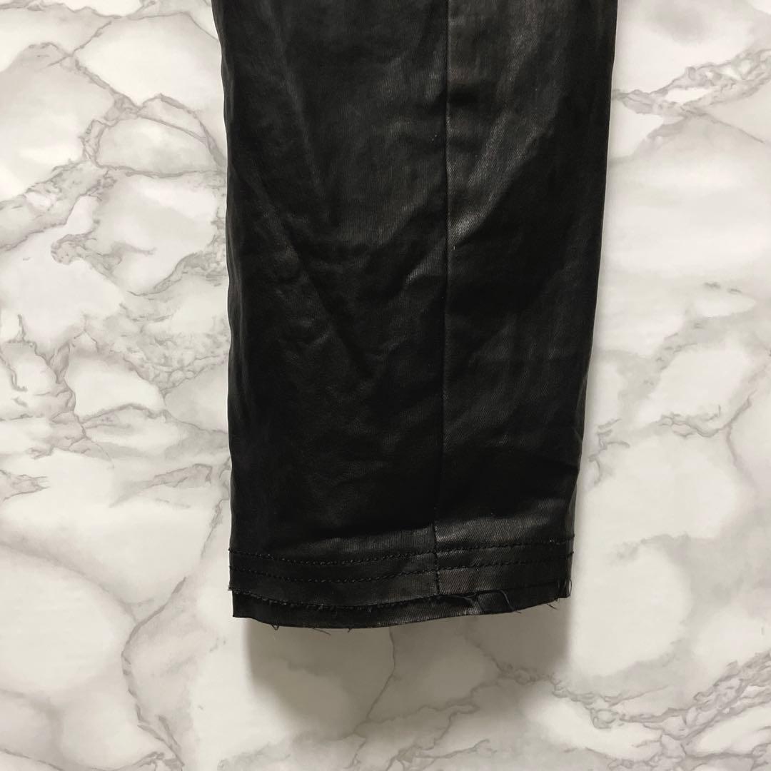 bajra バジュラ ジップデザインパンツ　ポケット　特殊加工生地