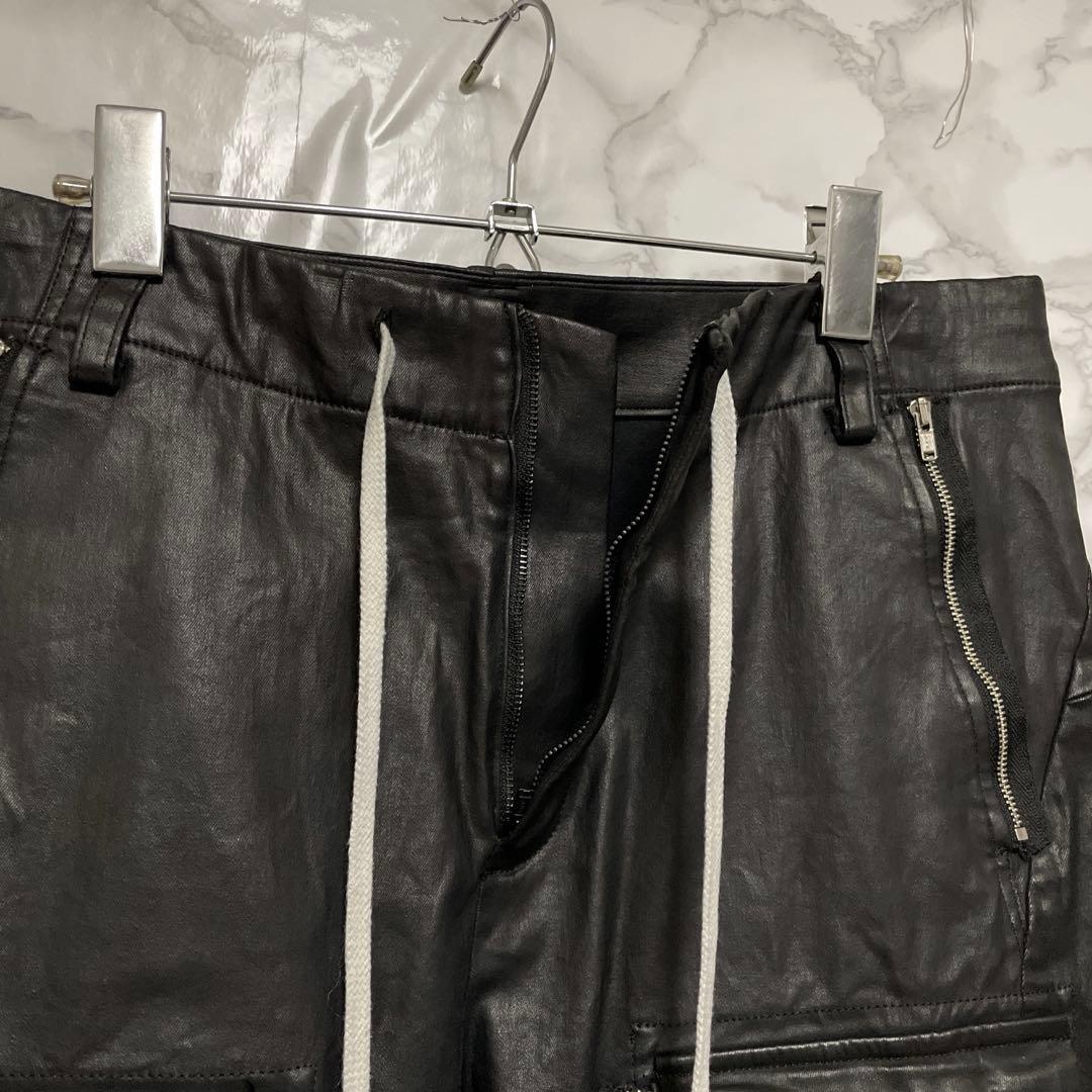 bajra バジュラ ジップデザインパンツ　ポケット　特殊加工生地