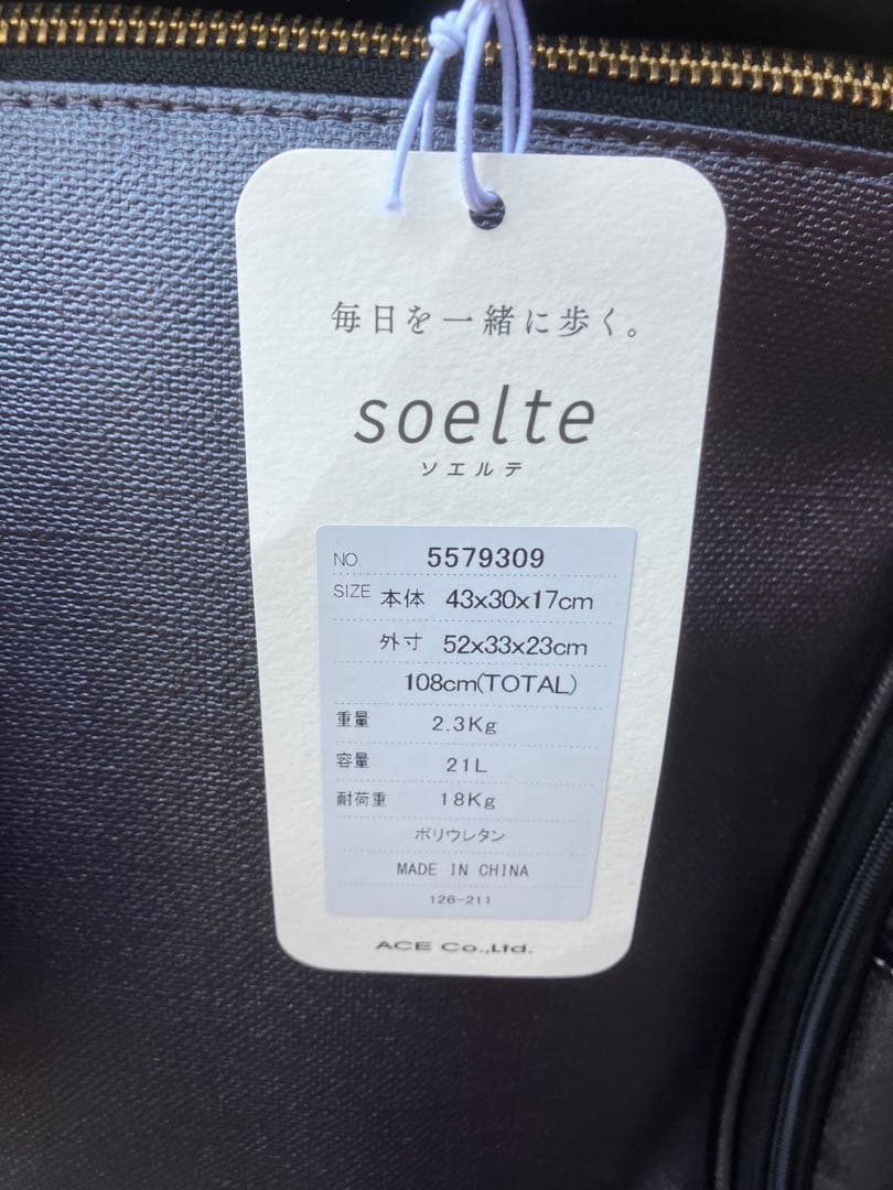 新品未使用　soelte ソエルテ カランド キャリーケース 12L