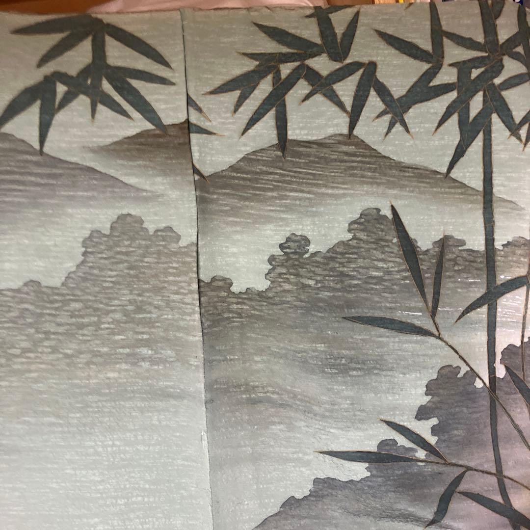 訪問着未仕立て