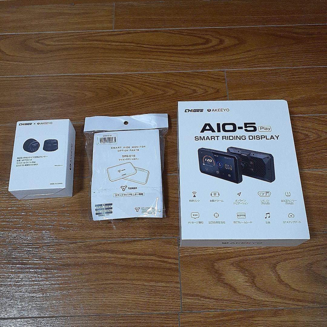 AIO-5 Playスマートライドモニター、カバー、タイヤ空気圧センサー付き