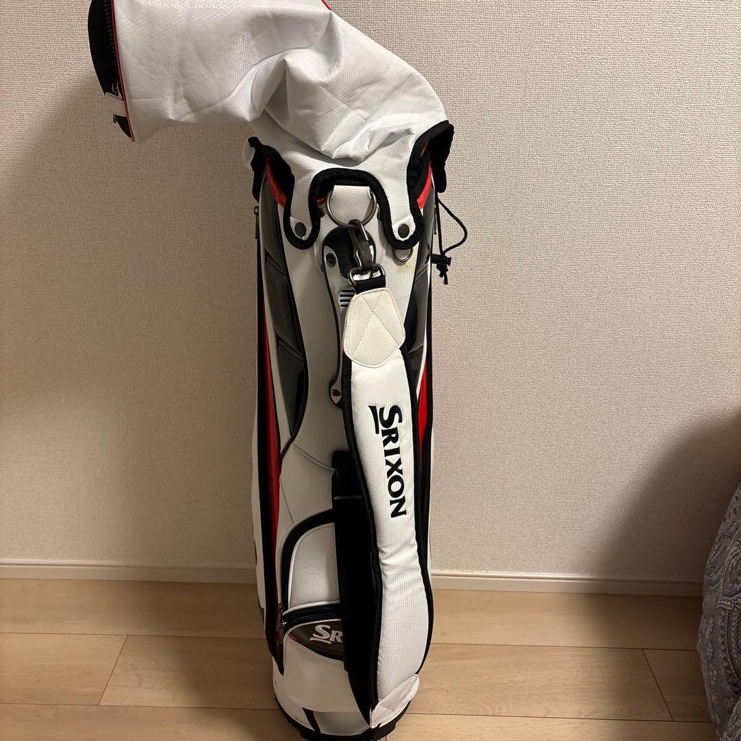 Srixon キャディバッグ ホワイト/レッド