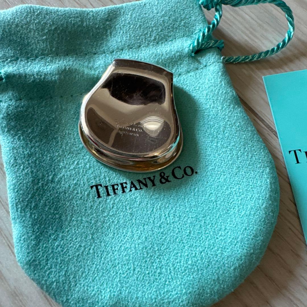 ティファニー　サムプリント マネー クリップ スターリングシルバー