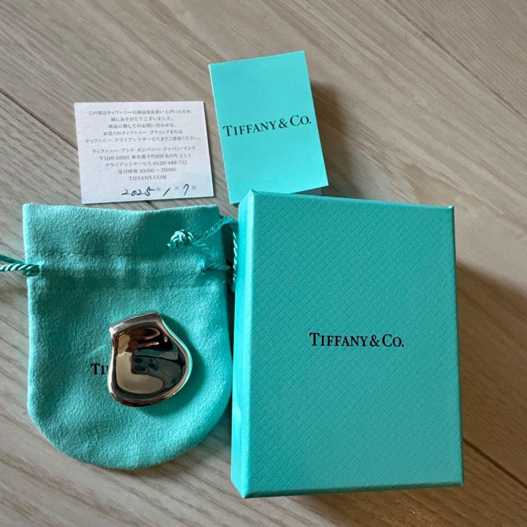 ティファニー　サムプリント マネー クリップ スターリングシルバー