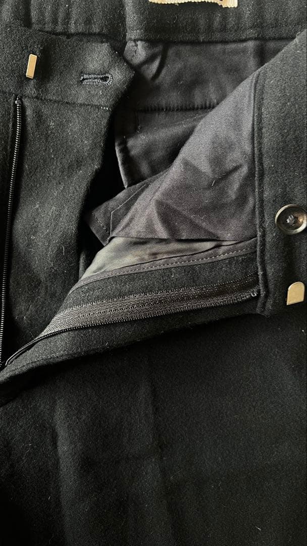 AURALEE ブラック ウールスラックス サイズ5