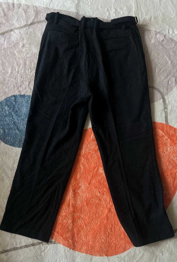 AURALEE ブラック ウールスラックス サイズ5