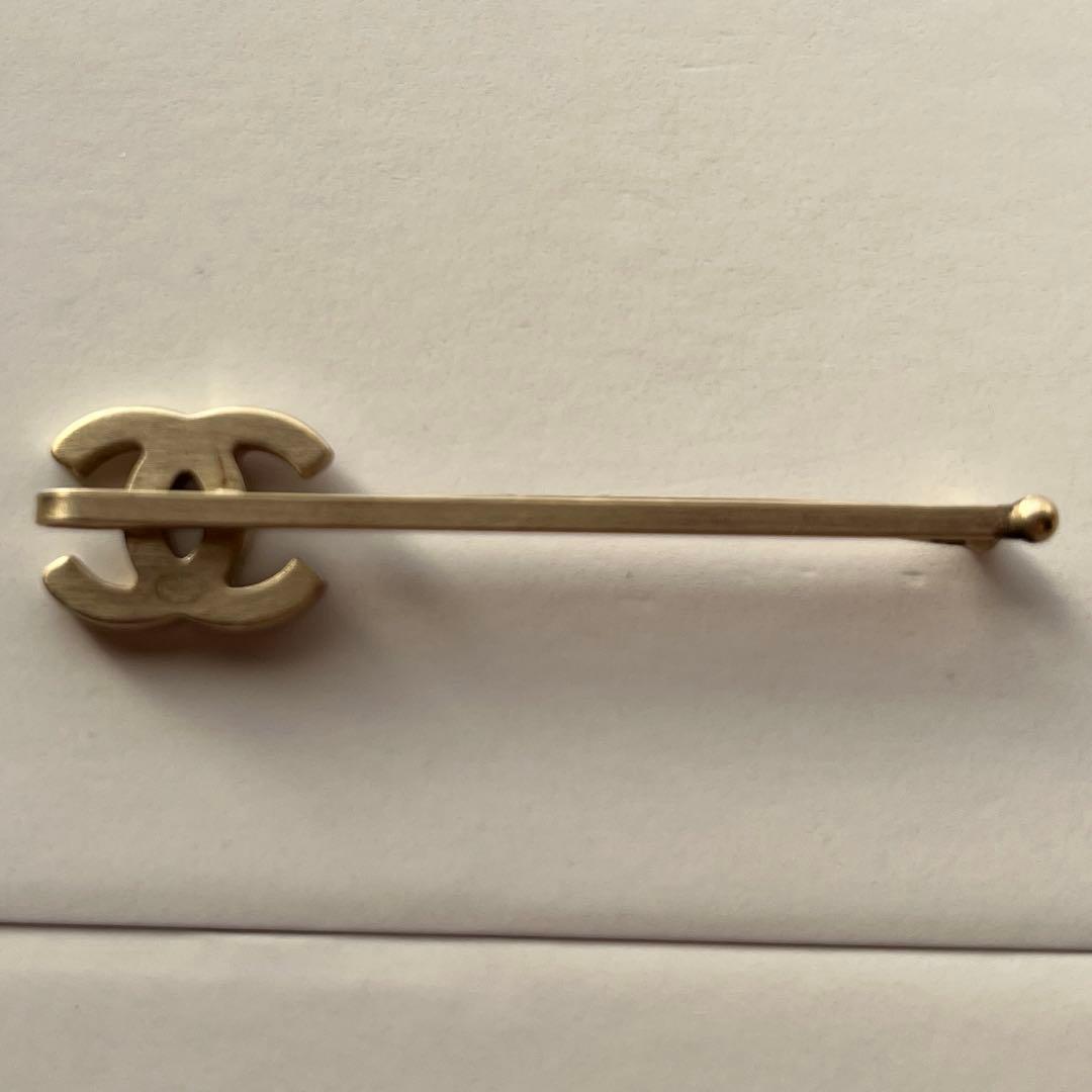 正規品シャネル　ココマーク　ヘアピン　レッド