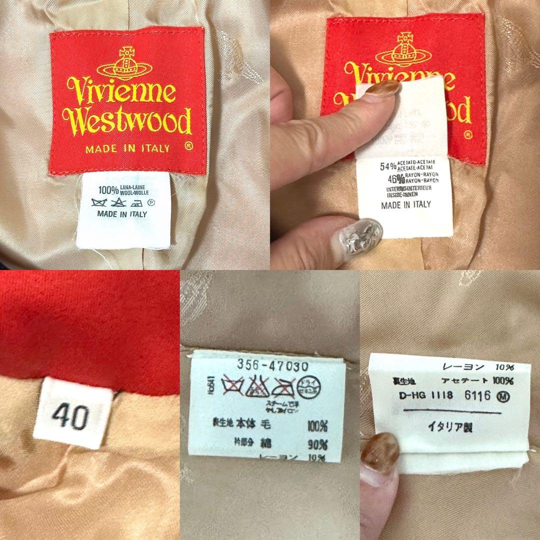 専用 Vivienne Westwood ラブジャケット 金ボタン 赤 ハート